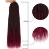 imageNAYOO Senegalese Twist Crochet Hair For Black Women  8 Packs 35 StrandsPack Small Twist Crochet Braids Hair Hot Water Setting Crochet Braiding Hair Straight Ends18 Inch 1B1BBUG