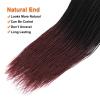 imageNAYOO Senegalese Twist Crochet Hair For Black Women  8 Packs 35 StrandsPack Small Twist Crochet Braids Hair Hot Water Setting Crochet Braiding Hair Straight Ends18 Inch 1B1BBUG