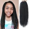 imageNAYOO Senegalese Twist Crochet Hair For Black Women  8 Packs 35 StrandsPack Small Twist Crochet Braids Hair Hot Water Setting Crochet Braiding Hair Straight Ends18 Inch 1BNatural Black