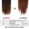 imageNAYOO Senegalese Twist Crochet Hair For Black Women  8 Packs 35 StrandsPack Small Twist Crochet Braids Hair Hot Water Setting Crochet Braiding Hair Straight Ends18 Inch 1B1B30