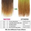 imageNAYOO Senegalese Twist Crochet Hair For Black Women  8 Packs 35 StrandsPack Small Twist Crochet Braids Hair Hot Water Setting Crochet Braiding Hair Straight Ends18 Inch 1B1B3027