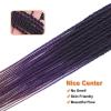 imageNAYOO Senegalese Twist Crochet Hair For Black Women  8 Packs 35 StrandsPack Small Twist Crochet Braids Hair Hot Water Setting Crochet Braiding Hair Straight Ends18 Inch 1B1BPurpleBug