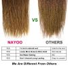 imageNAYOO Senegalese Twist Crochet Hair For Black Women  8 Packs 35 StrandsPack Small Twist Crochet Braids Hair Hot Water Setting Crochet Braiding Hair Straight Ends18 Inch 1B3027