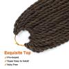 imageNAYOO Senegalese Twist Crochet Hair For Black Women  8 Packs 35 StrandsPack Small Twist Crochet Braids Hair Hot Water Setting Crochet Braiding Hair Straight Ends18 Inch 1B427