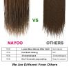 imageNAYOO Senegalese Twist Crochet Hair For Black Women  8 Packs 35 StrandsPack Small Twist Crochet Braids Hair Hot Water Setting Crochet Braiding Hair Straight Ends18 Inch 1B30
