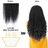 imageNAYOO Senegalese Twist Crochet Hair For Black Women  8 Packs 35 StrandsPack Small Twist Crochet Braids Hair Hot Water Setting Crochet Braiding Hair Straight Ends18 Inch 1B4