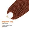 imageNAYOO Senegalese Twist Crochet Hair For Black Women  8 Packs 35 StrandsPack Small Twist Crochet Braids Hair Hot Water Setting Crochet Braiding Hair Straight Ends18 Inch 1B350