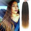 imageNAYOO Senegalese Twist Crochet Hair For Black Women  8 Packs 35 StrandsPack Small Twist Crochet Braids Hair Hot Water Setting Crochet Braiding Hair Straight Ends18 Inch 1B1B3027