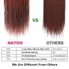 imageNAYOO Senegalese Twist Crochet Hair For Black Women  8 Packs 35 StrandsPack Small Twist Crochet Braids Hair Hot Water Setting Crochet Braiding Hair Straight Ends18 Inch 1B350