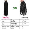 imagePassion Twist Hair  8 Packs 14 Inch Passion Twist Crochet Hair For Women Crochet Pretwisted Curly Hair Passion Twists Synthetic Braiding Hair Extensions 14 Inch 8 Packs T271 B