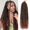 imagePassion Twist Hair  8 Packs 14 Inch Passion Twist Crochet Hair For Women Crochet Pretwisted Curly Hair Passion Twists Synthetic Braiding Hair Extensions 14 Inch 8 Packs T27T350