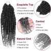 imagePassion Twist Hair  8 Packs 14 Inch Passion Twist Crochet Hair For Women Crochet Pretwisted Curly Hair Passion Twists Synthetic Braiding Hair Extensions 14 Inch 8 Packs T27TGREY