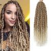 imagePassion Twist Hair  8 Packs 14 Inch Passion Twist Crochet Hair For Women Crochet Pretwisted Curly Hair Passion Twists Synthetic Braiding Hair Extensions 14 Inch 8 Packs T27T27613
