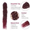 imagePassion Twist Hair  8 Packs 14 Inch Passion Twist Crochet Hair For Women Crochet Pretwisted Curly Hair Passion Twists Synthetic Braiding Hair Extensions 14 Inch 8 Packs T27TBUG