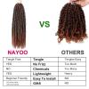 imagePassion Twist Hair  8 Packs 14 Inch Passion Twist Crochet Hair For Women Crochet Pretwisted Curly Hair Passion Twists Synthetic Braiding Hair Extensions 14 Inch 8 Packs T27T350