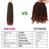 imagePassion Twist Hair  8 Packs 14 Inch Passion Twist Crochet Hair For Women Crochet Pretwisted Curly Hair Passion Twists Synthetic Braiding Hair Extensions 14 Inch 8 Packs T27T350