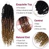 imagePassion Twist Hair  8 Packs 14 Inch Passion Twist Crochet Hair For Women Crochet Pretwisted Curly Hair Passion Twists Synthetic Braiding Hair Extensions 14 Inch 8 Packs T27T1B3027