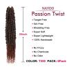 imagePassion Twist Hair  8 Packs 14 Inch Passion Twist Crochet Hair For Women Crochet Pretwisted Curly Hair Passion Twists Synthetic Braiding Hair Extensions 14 Inch 8 Packs T27T350