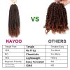 imagePassion Twist Hair  8 Packs 14 Inch Passion Twist Crochet Hair For Women Crochet Pretwisted Curly Hair Passion Twists Synthetic Braiding Hair Extensions 14 Inch 8 Packs T27T350