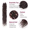imagePassion Twist Hair  8 Packs 14 Inch Passion Twist Crochet Hair For Women Crochet Pretwisted Curly Hair Passion Twists Synthetic Braiding Hair Extensions 14 Inch 8 Packs T274