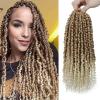 imagePassion Twist Hair  8 Packs 14 Inch Passion Twist Crochet Hair For Women Crochet Pretwisted Curly Hair Passion Twists Synthetic Braiding Hair Extensions 14 Inch 8 Packs T27T27613