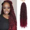 imagePassion Twist Hair  8 Packs 14 Inch Passion Twist Crochet Hair For Women Crochet Pretwisted Curly Hair Passion Twists Synthetic Braiding Hair Extensions 14 Inch 8 Packs T27TBUG