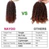 imagePassion Twist Hair  8 Packs 14 Inch Passion Twist Crochet Hair For Women Crochet Pretwisted Curly Hair Passion Twists Synthetic Braiding Hair Extensions 14 Inch 8 Packs T27T350