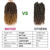 imagePassion Twist Hair  8 Packs 14 Inch Passion Twist Crochet Hair For Women Crochet Pretwisted Curly Hair Passion Twists Synthetic Braiding Hair Extensions 14 Inch 8 Packs T27T27