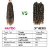 imagePassion Twist Hair  8 Packs 14 Inch Passion Twist Crochet Hair For Women Crochet Pretwisted Curly Hair Passion Twists Synthetic Braiding Hair Extensions 14 Inch 8 Packs T27T27