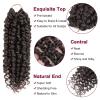 imagePassion Twist Hair  8 Packs 14 Inch Passion Twist Crochet Hair For Women Crochet Pretwisted Curly Hair Passion Twists Synthetic Braiding Hair Extensions 14 Inch 8 Packs T274