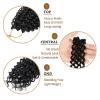 imagePassion Twist Hair  8 Packs 14 Inch Passion Twist Crochet Hair For Women Crochet Pretwisted Curly Hair Passion Twists Synthetic Braiding Hair Extensions 14 Inch 8 Packs T271B