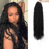 imagePassion Twist Hair  8 Packs 14 Inch Passion Twist Crochet Hair For Women Crochet Pretwisted Curly Hair Passion Twists Synthetic Braiding Hair Extensions 14 Inch 8 Packs T271 B