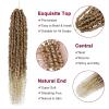imagePassion Twist Hair  8 Packs 14 Inch Passion Twist Crochet Hair For Women Crochet Pretwisted Curly Hair Passion Twists Synthetic Braiding Hair Extensions 14 Inch 8 Packs T27T27613