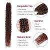 imagePassion Twist Hair  8 Packs 14 Inch Passion Twist Crochet Hair For Women Crochet Pretwisted Curly Hair Passion Twists Synthetic Braiding Hair Extensions 14 Inch 8 Packs T27T350