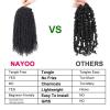 imagePassion Twist Hair  8 Packs 14 Inch Passion Twist Crochet Hair For Women Crochet Pretwisted Curly Hair Passion Twists Synthetic Braiding Hair Extensions 14 Inch 8 Packs T271 B