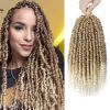 imagePassion Twist Hair  8 Packs 14 Inch Passion Twist Crochet Hair For Women Crochet Pretwisted Curly Hair Passion Twists Synthetic Braiding Hair Extensions 14 Inch 8 Packs T27T27613