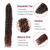 imagePassion Twist Hair  8 Packs 14 Inch Passion Twist Crochet Hair For Women Crochet Pretwisted Curly Hair Passion Twists Synthetic Braiding Hair Extensions 14 Inch 8 Packs T27T350