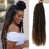 imagePassion Twist Hair  8 Packs 14 Inch Passion Twist Crochet Hair For Women Crochet Pretwisted Curly Hair Passion Twists Synthetic Braiding Hair Extensions 14 Inch 8 Packs T27T30