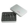 imageNAYOO Dreadlock Tool 5 Pieces Interlocking Tool Needle for Dreads 5 in 1 Silver Starting and Maintaining Your Locs Easily Wide Range of Uses
