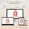 imageNAYOO Blonde Bob Wig with Bangs 12 Inch Short Blonde Wigs for Women Easy To Wear Straight Bob Wig Natural Look Colorful Wigs With Bangs Synthetic Wig For Everyday Use Parties613Pink