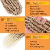 imageNice One PreTwisted Passion Twist Hair 8 Packs 112 Strands Pre Looped Passion Twist Braiding Hair for Women Short Passion Twists Crochet Hair Extensions 20 Inch Pack of 8 1BT27613