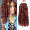 imageNice One PreTwisted Passion Twist Hair 8 Packs 112 Strands Pre Looped Passion Twist Braiding Hair for Women Short Passion Twists Crochet Hair Extensions 20 Inch Pack of 8 1B350