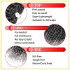 imageNice One PreTwisted Passion Twist Hair 8 Packs 112 Strands Pre Looped Passion Twist Braiding Hair for Women Short Passion Twists Crochet Hair Extensions 20 Inch Pack of 8 1BTGREY