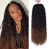 imageNice One PreTwisted Passion Twist Hair 8 Packs 112 Strands Pre Looped Passion Twist Braiding Hair for Women Short Passion Twists Crochet Hair Extensions 20 Inch Pack of 8 1BT1B3330