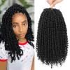 imageNice One PreTwisted Passion Twist Hair 8 Packs 112 Strands Pre Looped Passion Twist Braiding Hair for Women Short Passion Twists Crochet Hair Extensions 20 Inch Pack of 8 1B1B