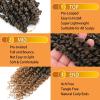 imageNice One PreTwisted Passion Twist Hair 8 Packs 112 Strands Pre Looped Passion Twist Braiding Hair for Women Short Passion Twists Crochet Hair Extensions 20 Inch Pack of 8 1BT27