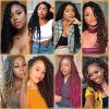 imageNice One PreTwisted Passion Twist Hair 8 Packs 112 Strands Pre Looped Passion Twist Braiding Hair for Women Short Passion Twists Crochet Hair Extensions 20 Inch Pack of 8 1BTGREEN