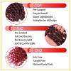 imageNice One PreTwisted Passion Twist Hair 8 Packs 112 Strands Pre Looped Passion Twist Braiding Hair for Women Short Passion Twists Crochet Hair Extensions 20 Inch Pack of 8 1BTBUG