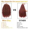 imageNice One PreTwisted Passion Twist Hair 8 Packs 112 Strands Pre Looped Passion Twist Braiding Hair for Women Short Passion Twists Crochet Hair Extensions 20 Inch Pack of 8 1B350
