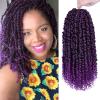 imageNice One PreTwisted Passion Twist Hair 8 Packs 112 Strands Pre Looped Passion Twist Braiding Hair for Women Short Passion Twists Crochet Hair Extensions 20 Inch Pack of 8 1BTPURPLE